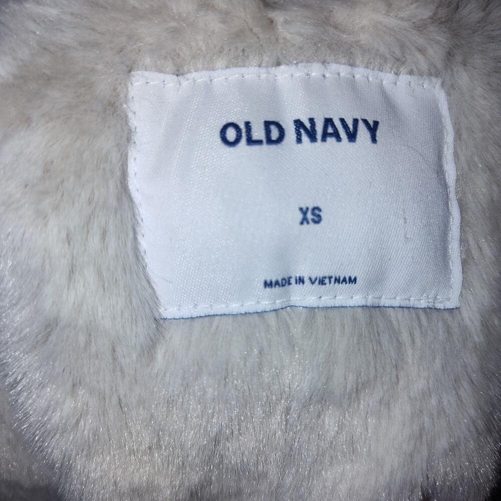 Old Navy Women’s Brown Hooded Faux Fur Winter Style Jacket Size XS BG27 - Picture 4 of 4